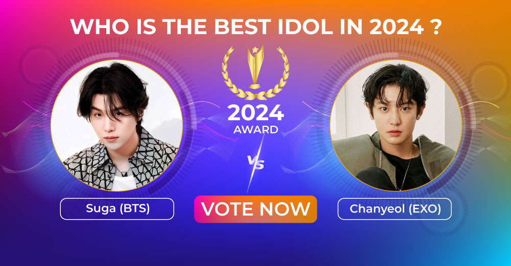 Suga BTS Vs Chanyeol EXO Who Is The Best Idol In 2024 Vote Now