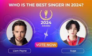 best singer in the world 2024 vote suga