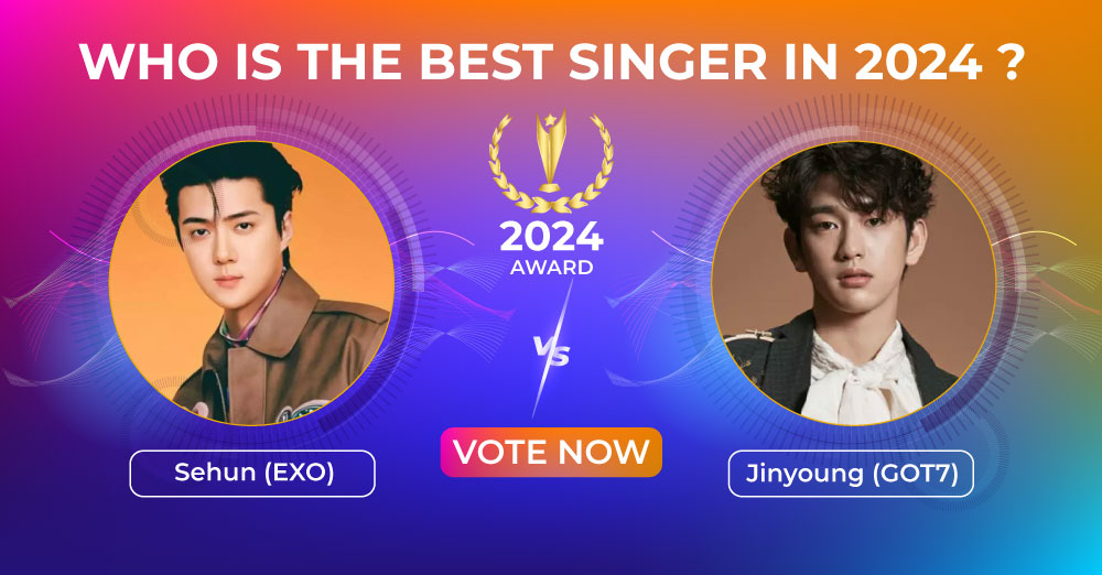 Sehun (Exo) vs Jinyoung (Got7) Who is the Best Singer in 2024 ? Vote