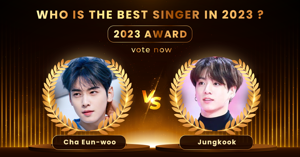 Cha Eun woo vs Jungkook Who is the Best Singer in 2023 Vote