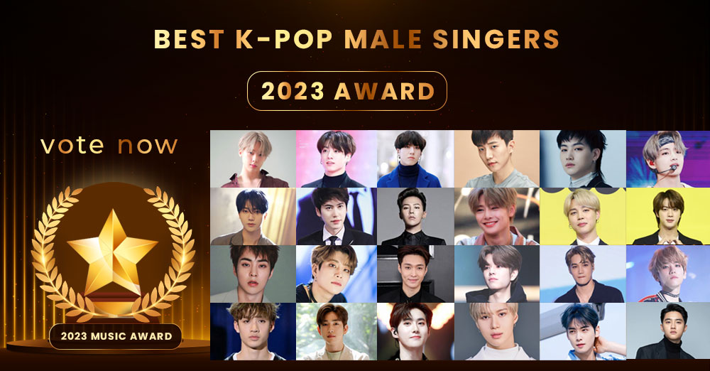 Best Kpop Male Singers [ 2023 Music Award ] VOTE NOW